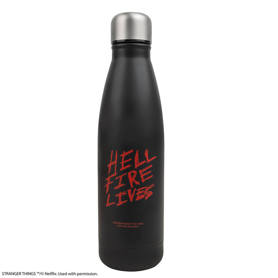 Stranger Things Hellfire Club rvs waterfles - 500 ml