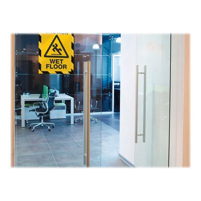 Durable Duraframe Security - 2 Cadres d'affichage bicolore - A4 - jaune/noir (encadrement magnétique)