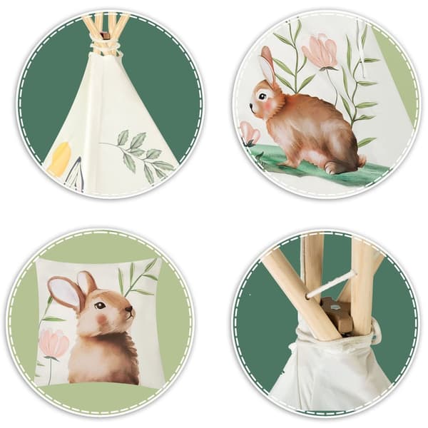 Barne Tipi telt Nukido - Beige