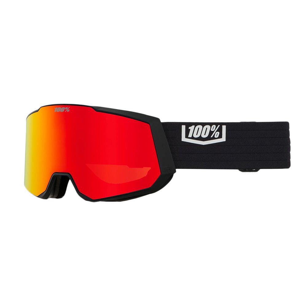 100 percent SNOWCRAFT XL HIPER - Masque ski + écran supplémentaire black/red/red