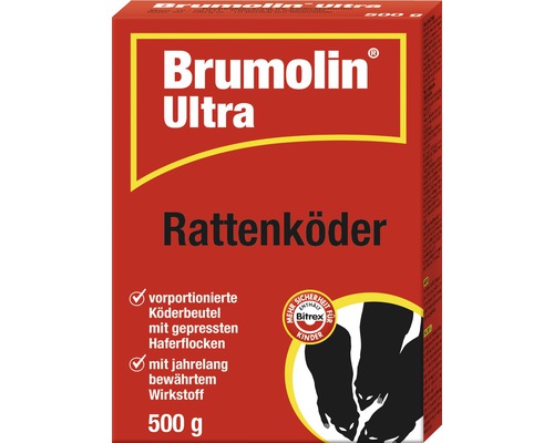 Rattenlokdoos Brumolin Ultra 500 g