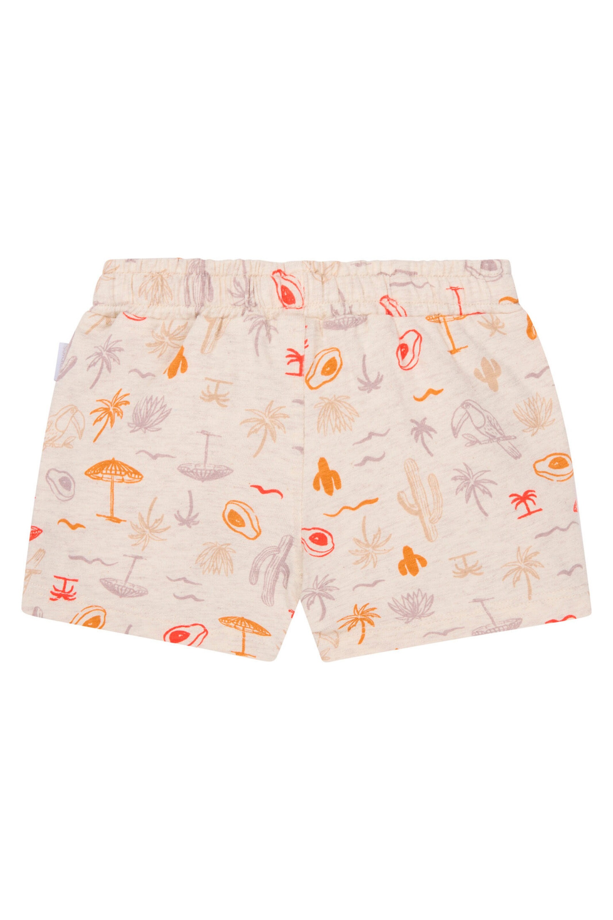 Noppies Baby Shorts Otilio Tropical pattern Off white