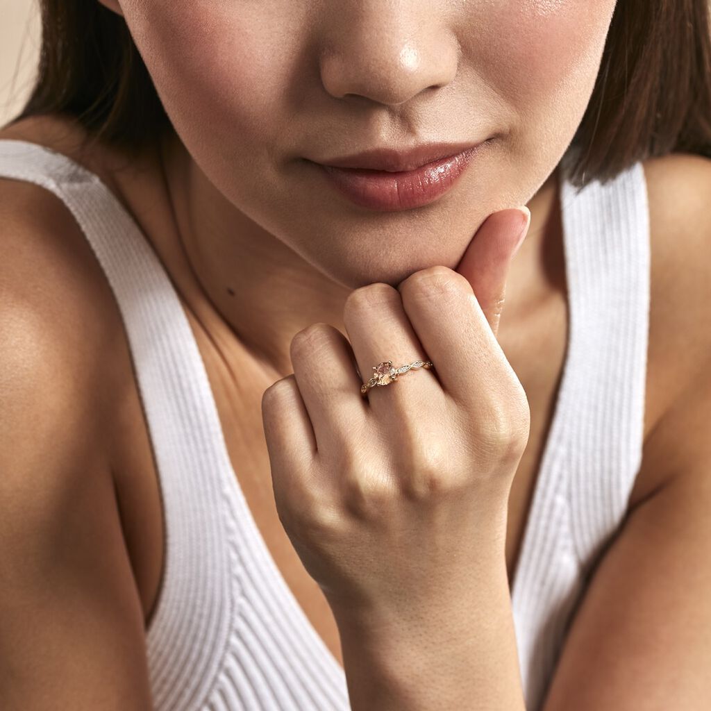 Bague Kurt Plaqué Or Jaune Oxyde De Zirconium