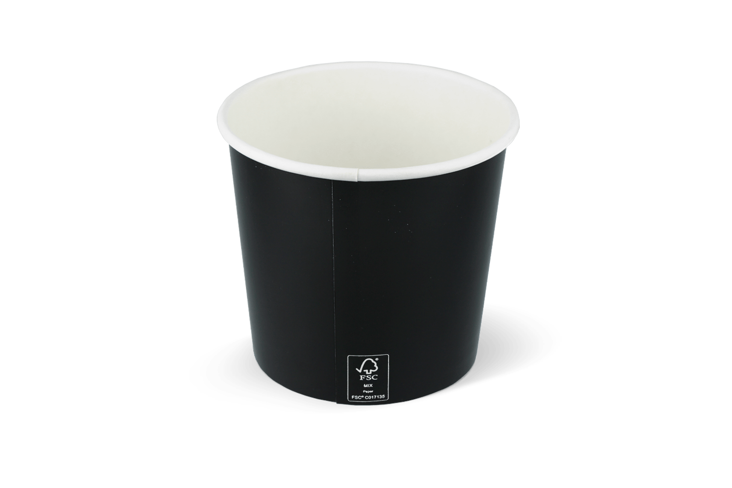 IJsbeker 360ml Ø90mm 12oz karton zwart FSC®Mix