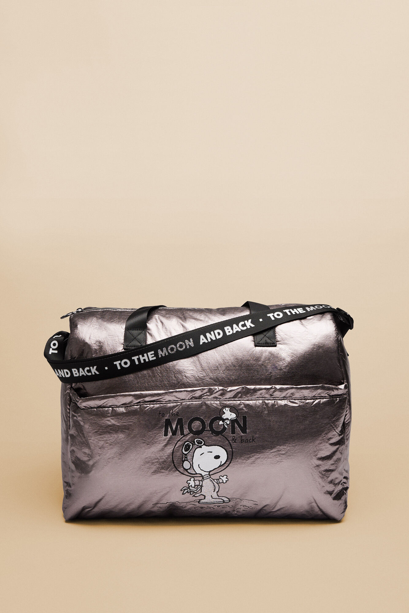 bolsa de boliche metálica do Snoopy