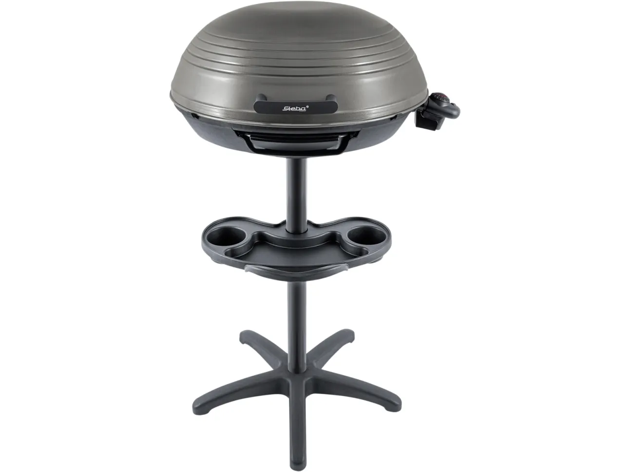 Steba VG 325, 2000 W, Grill, Elektrisk, Kogeø, Stegeplade, Sort, Grå