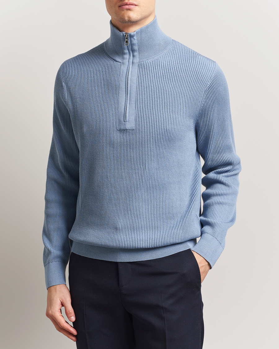 J.Lindeberg Alex Knitted Half-Zip Rainwashed