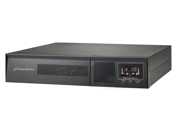 PowerWalker VFI 1000 RMG PF1, Dobbeltkonvertering (online), 1 kVA, 1000 W, Sine, 110 V, 300 V