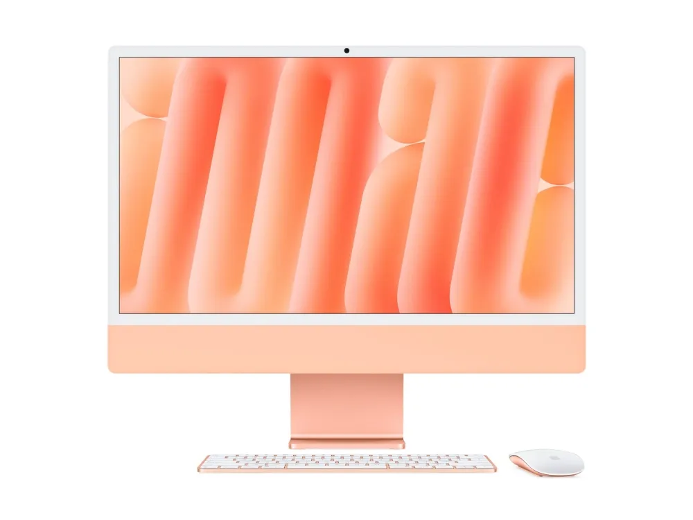 Apple iMac with 4.5K Retina display - Alt-i-én M4 - RAM 16 GB - SSD 256 GB - Apple M4 8-core - IEEE 802.11ax (Wi-Fi 6E), Bluetooth 5.3 - macOS Sequoia 15.0 - skærm: LED 24