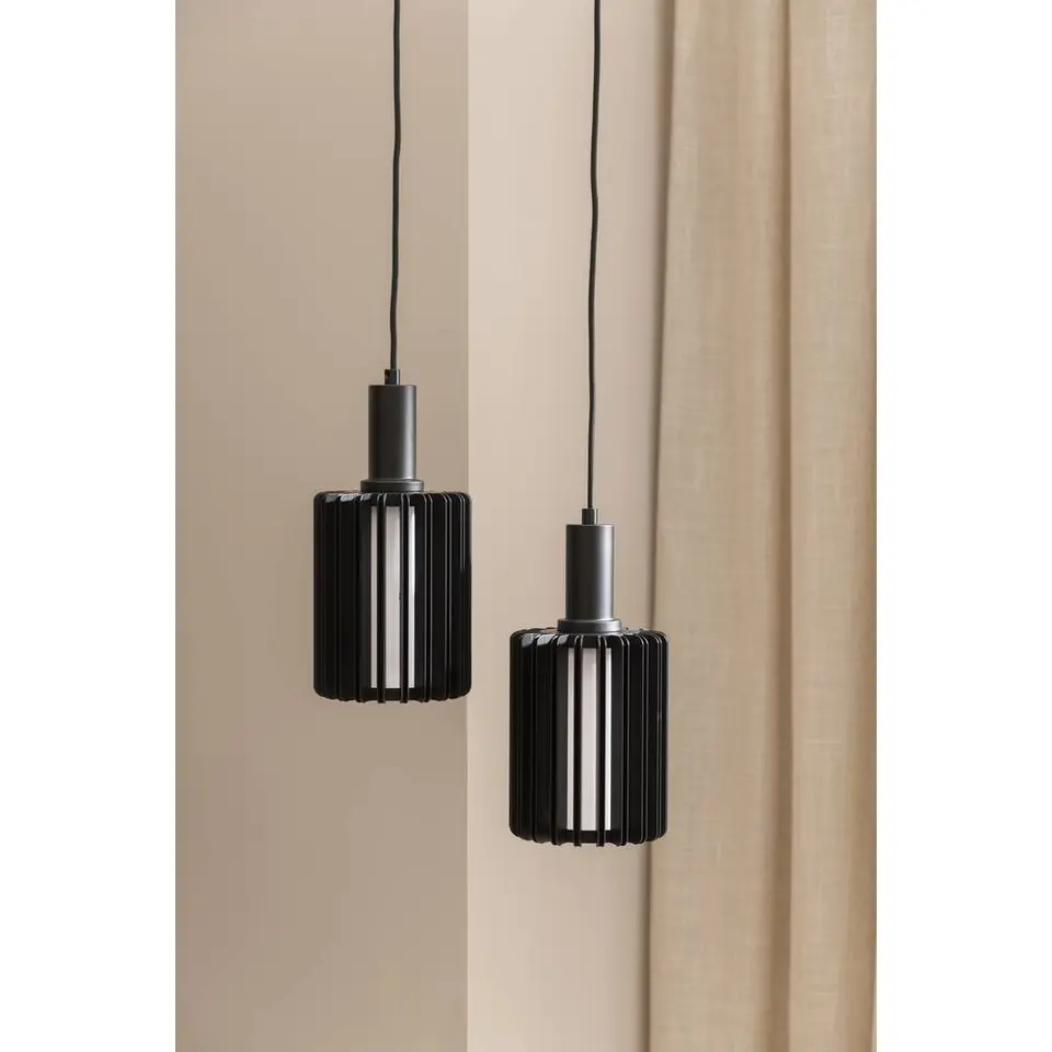 Hanglamp Janet - zwart - Ø15 x 150 cm