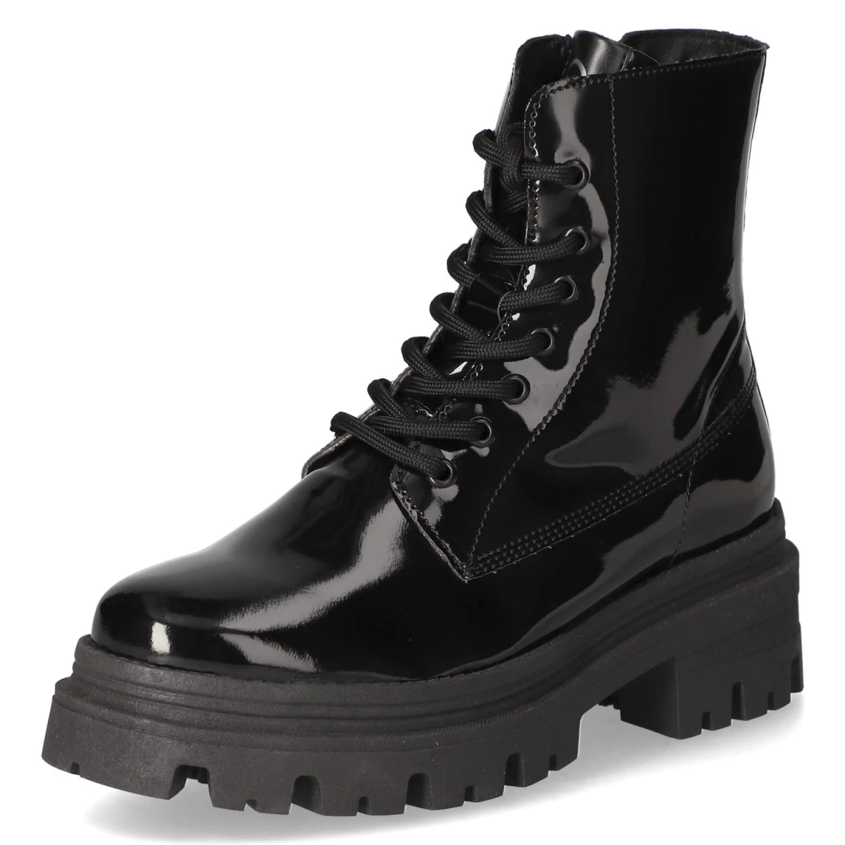 TamarisSchnürstiefeletten - BLACK PATENT