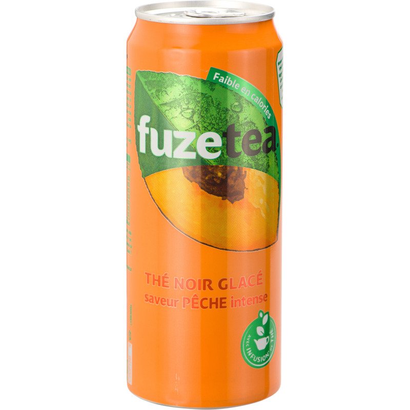 Fuze Tea Peche intense 33 cl - 24 canettes