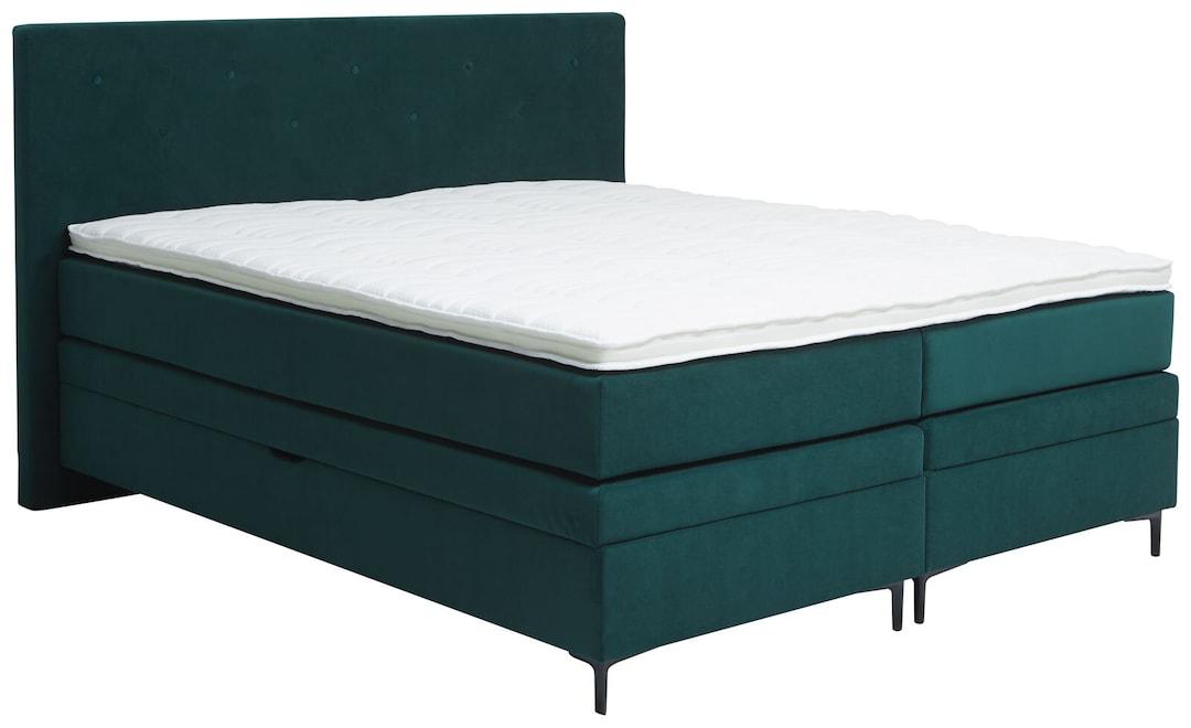 Ole Gunderson Boxspringbett FENTISSIMO SPACE 180 x 200 cm grün
