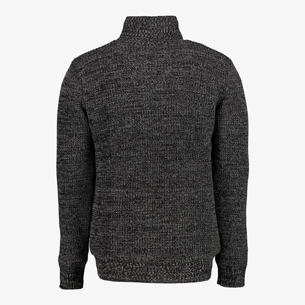 Unsigned heren vest gebreid grijs