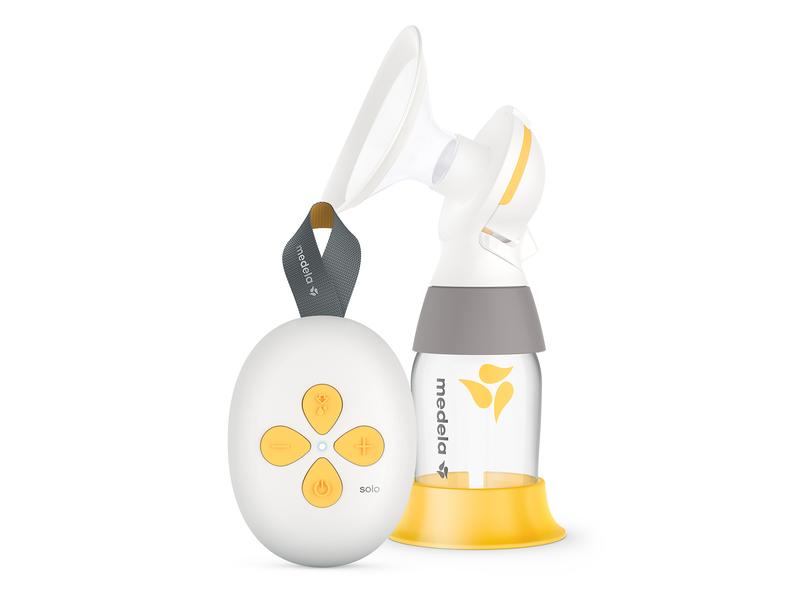 MEDELA Milchpumpe New Solo Elektrisch Einzelmilchpumpe für Zuhause oder Unterwegs