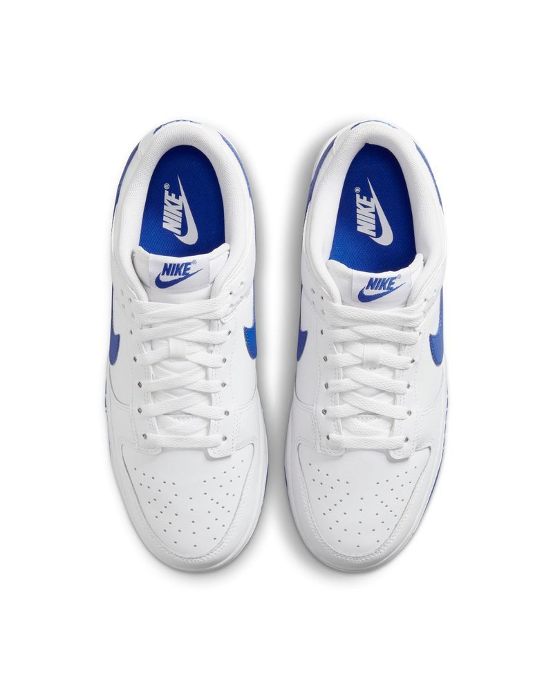 Chaussures Nike Dunk Low Blanc & Bleu pour homme