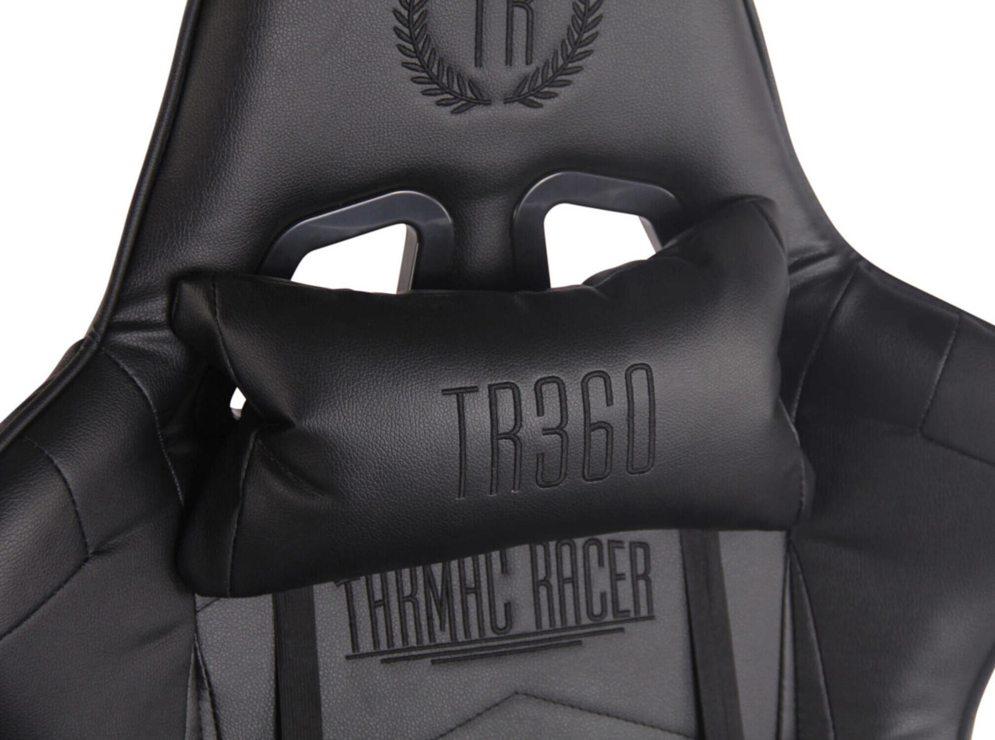 TPFLiving Racing Bürostuhl Turbine mit Fußablage Schwarz/Blau