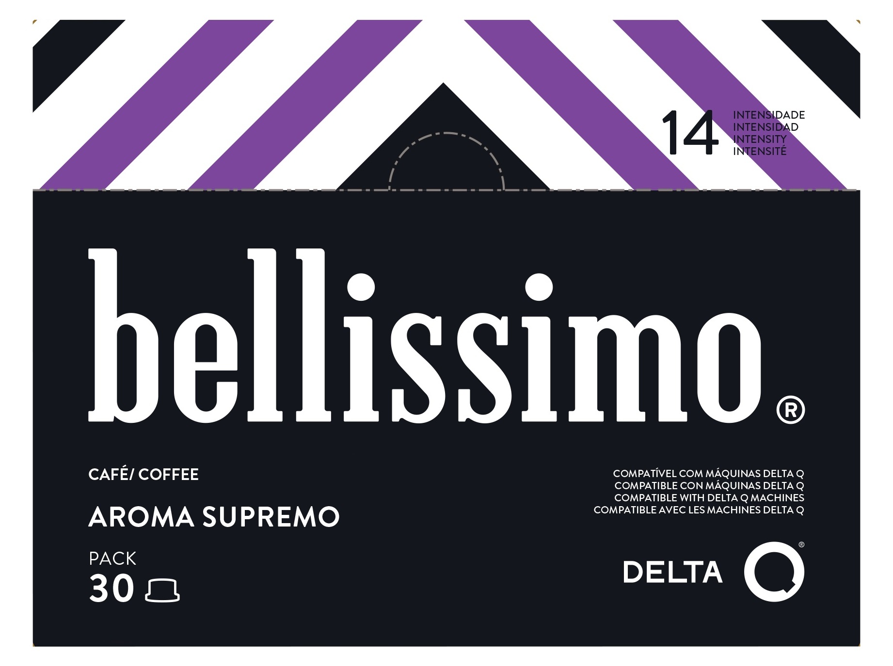 CÁPSULAS CAFÉ BELLISSIMO AROMA SUPREMO 30 UN