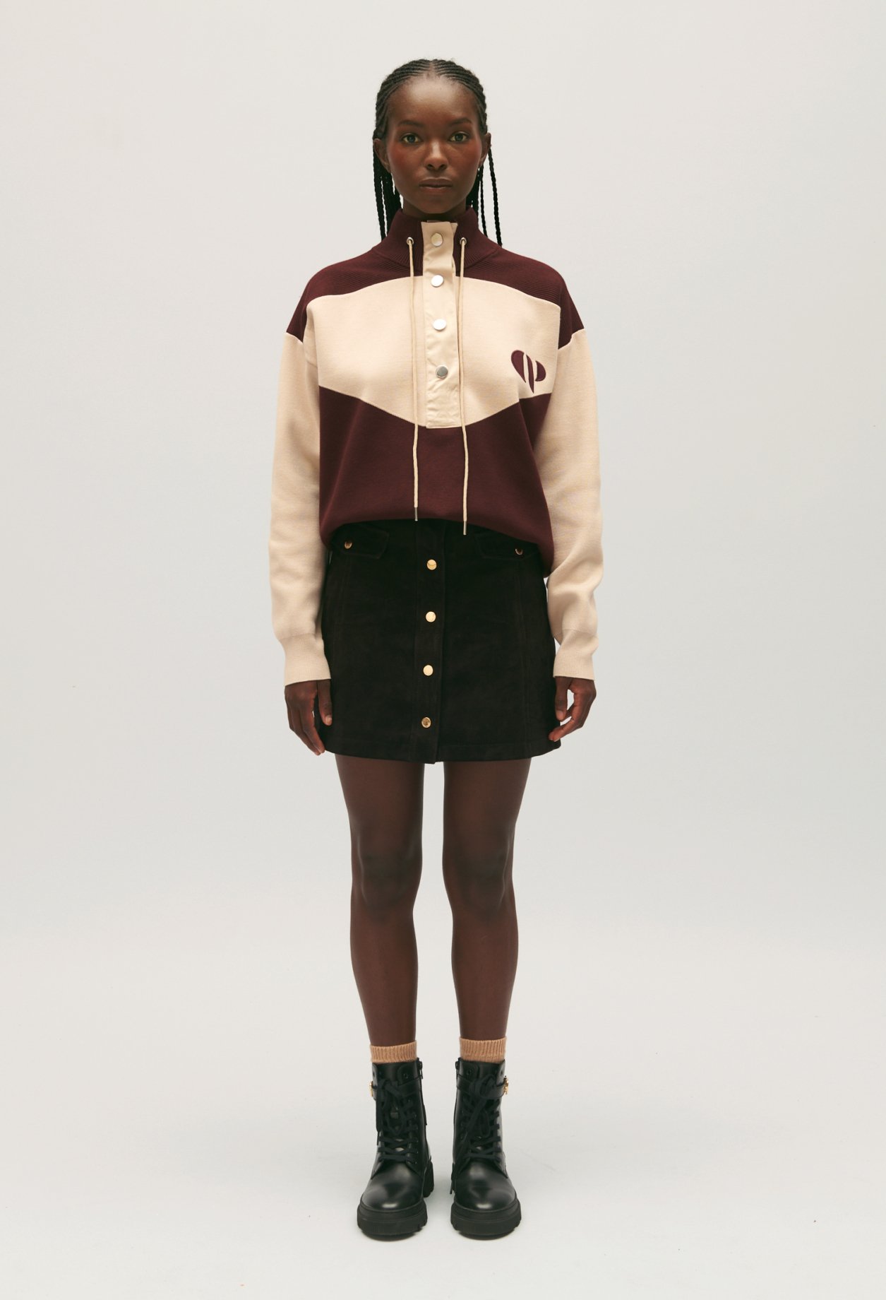 Sweatshirt Minimum col camionneur