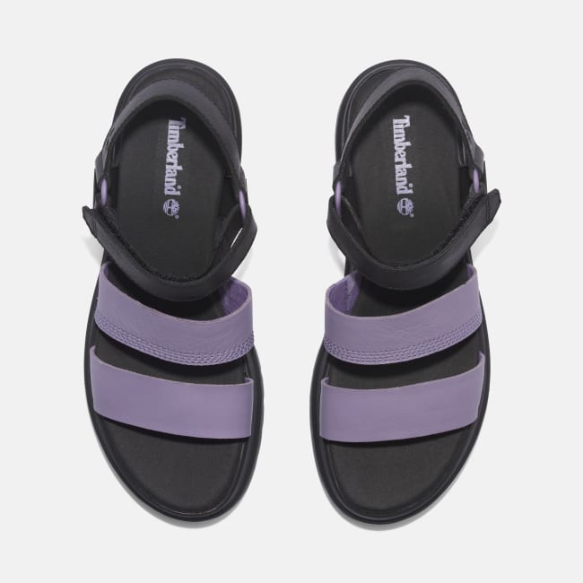 Sandalo a 3 Fasce London Vibe da Donna in viola
