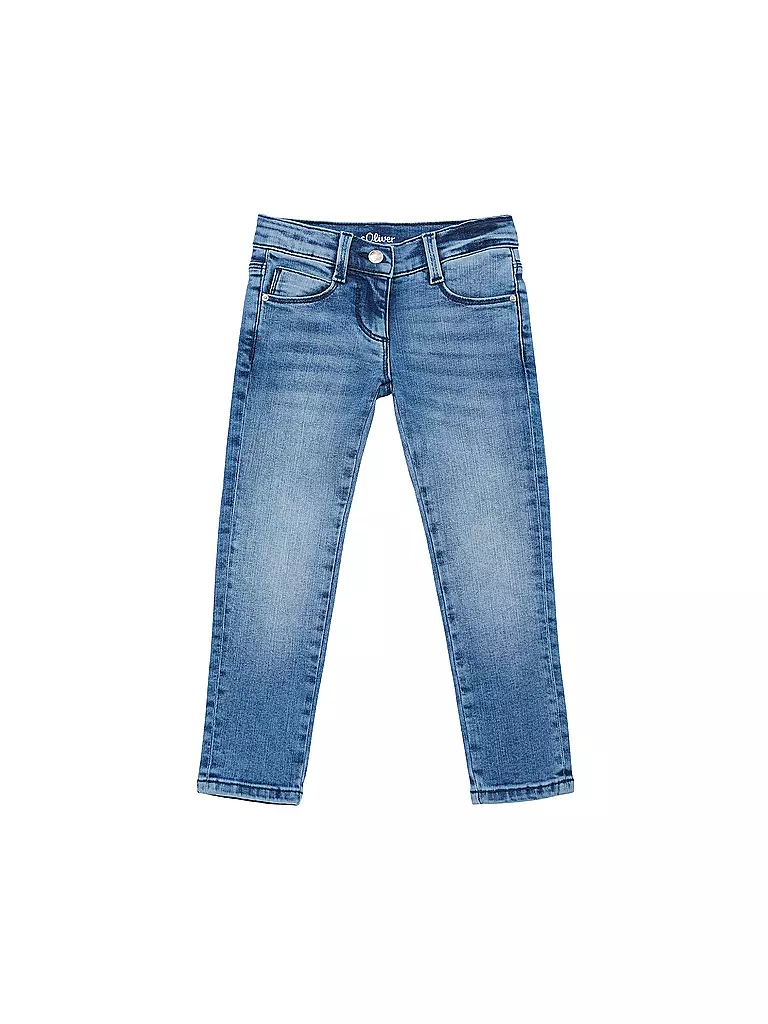 S.OLIVER Mädchen Jeans Regular Fit  blau