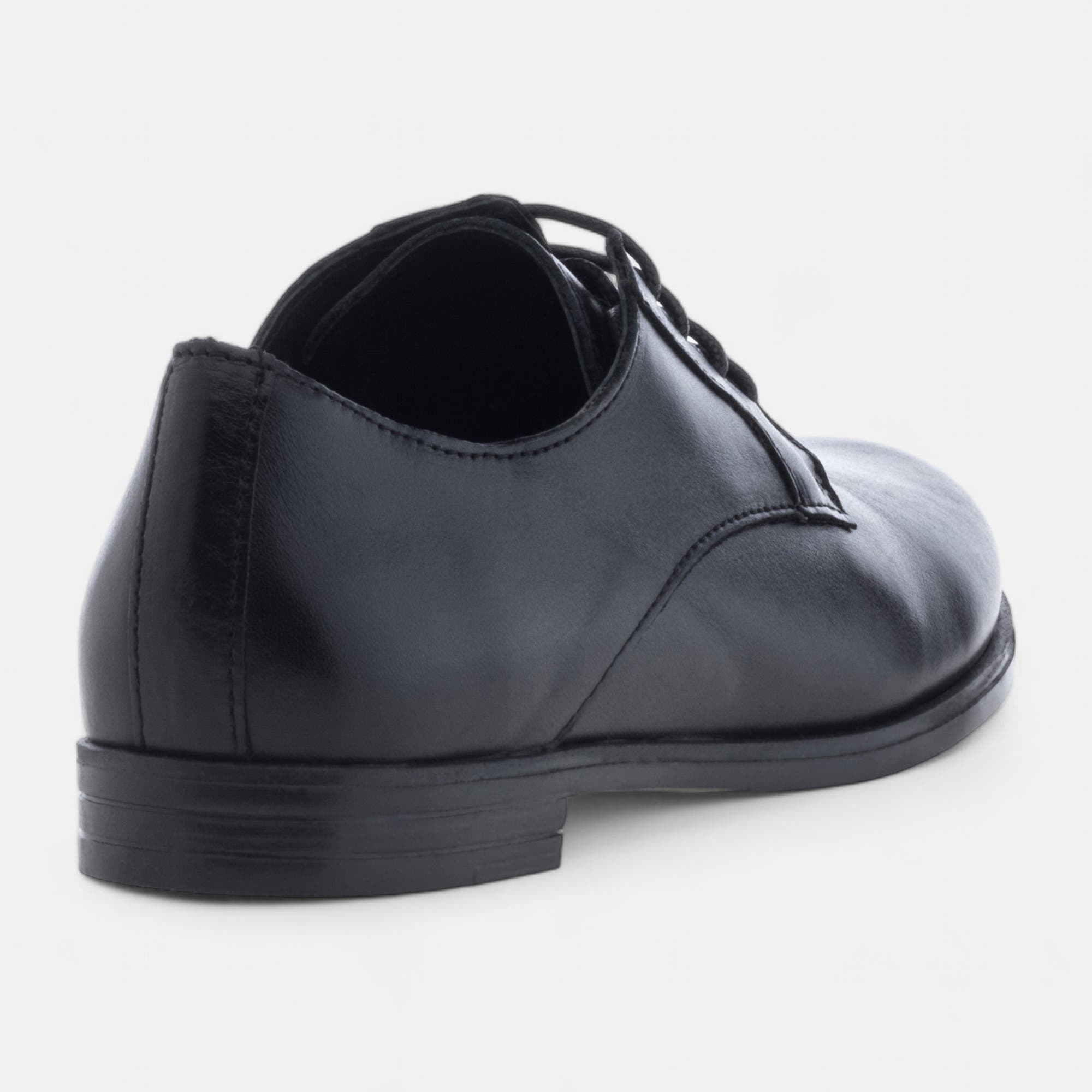 Derbies Femme en cuir noir