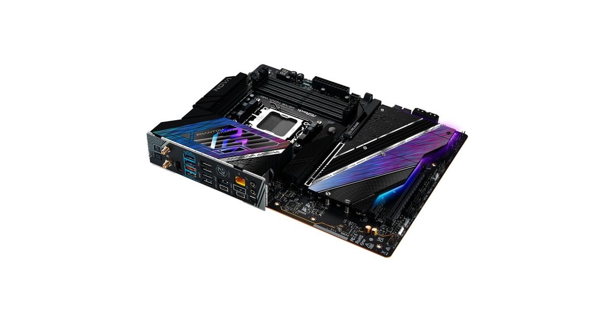 ASRockX870E Nova WiFi socket AM5 moederbord  (RAID, 5 Gb-LAN, WLAN, BT, E-ATX, Tweedekans)