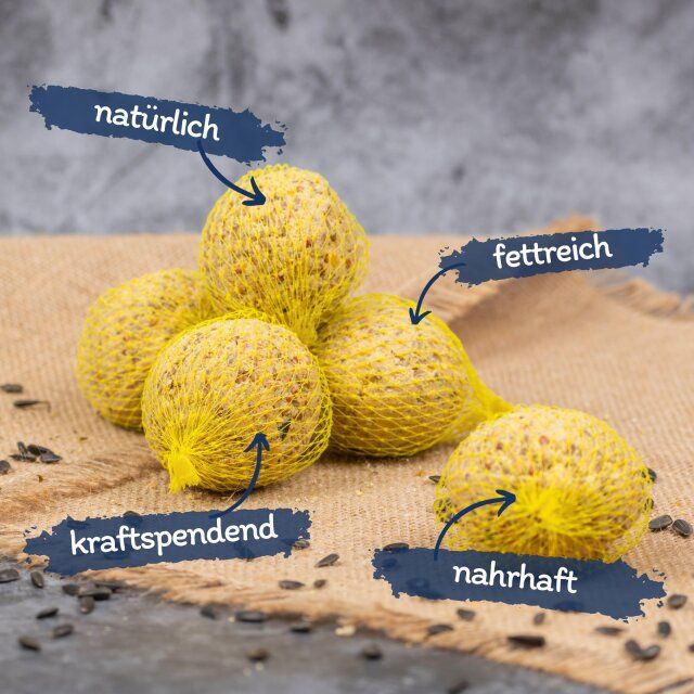 Lyra Pet® Meisenknödel Basic mit Netz à 90 g = 18 kg