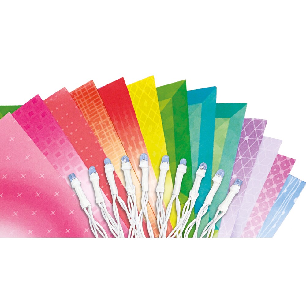 4M KidzMaker - Origami Blumen Lichterkette
