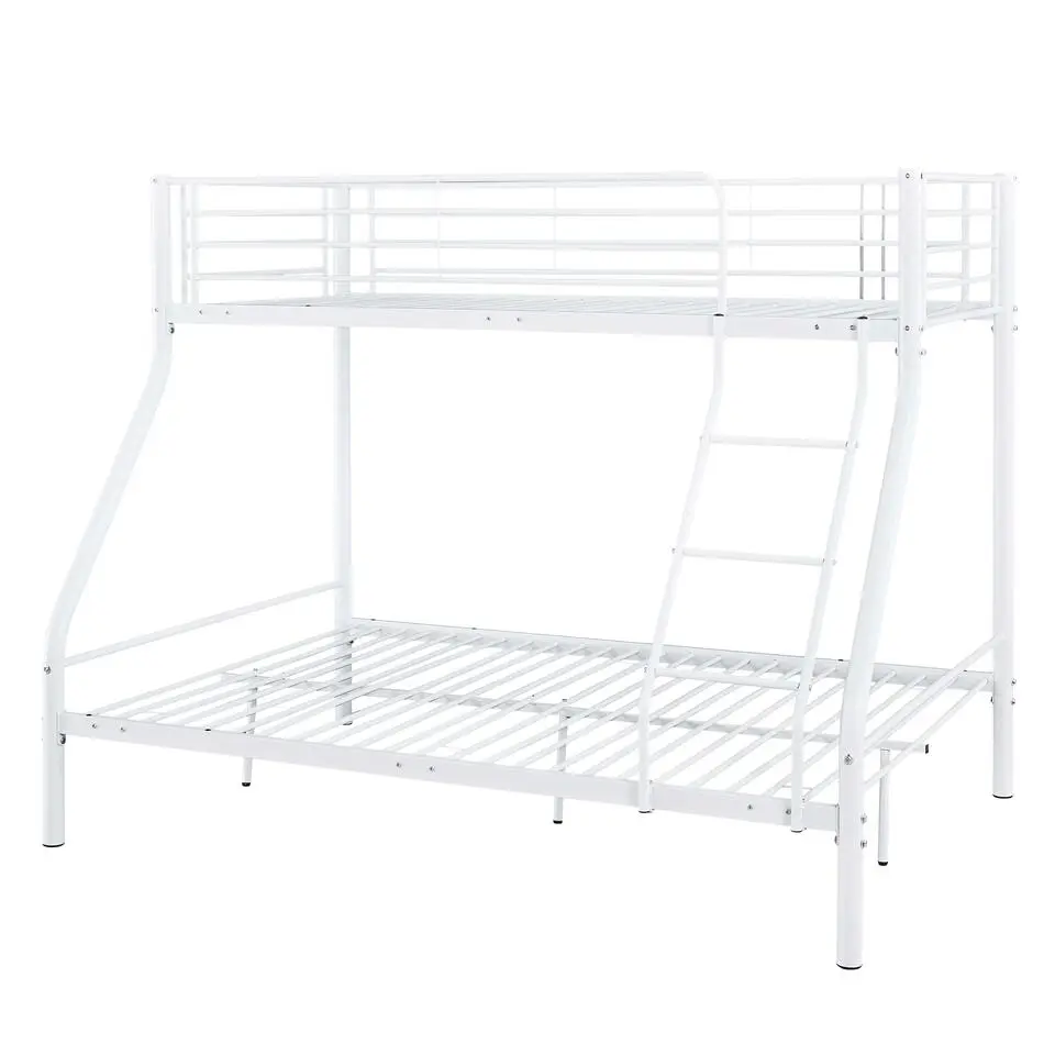 Stapelbed Trixie 90x200 & 140x200 - metaal - mat wit
