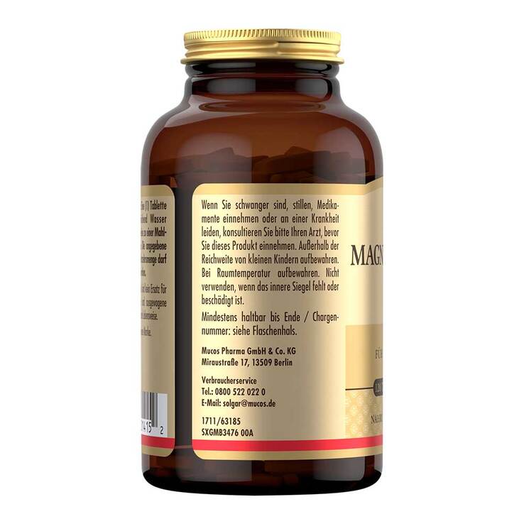 Solgar Magnesium Citrat 200 mg Tabletten, 120 St