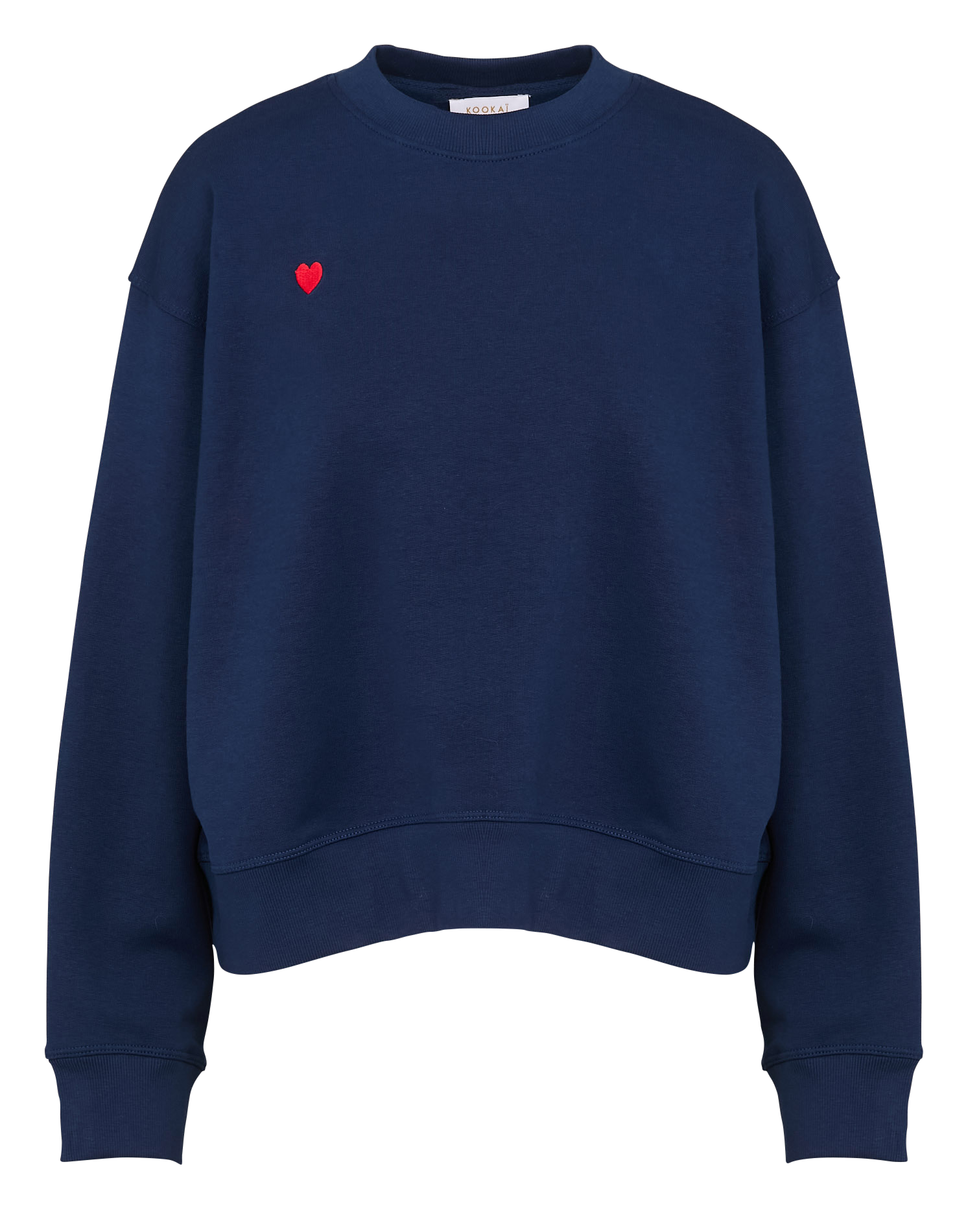SUZY - Sweat ample en coton mélangé | Bleu
