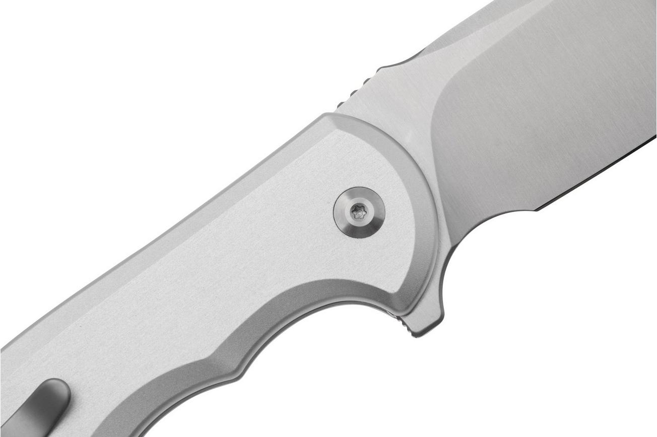 CIVIVI Button Lock Praxis C18026E-2 Silver Aluminum, zakmes