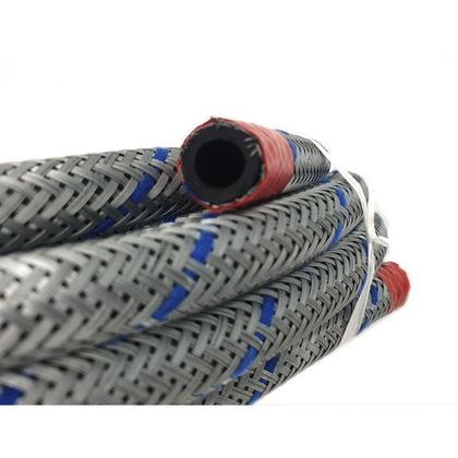 Durite d'essence Brazoline 5 mètres 6x10.5 mm METAL TRESSE GALVANISE BLEU Universel - Gris