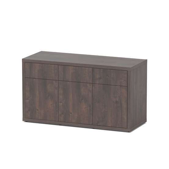 Meuble d'aquarium 2 portes Sublime Chêne Sauvage Brun L150xP60xH83cm
