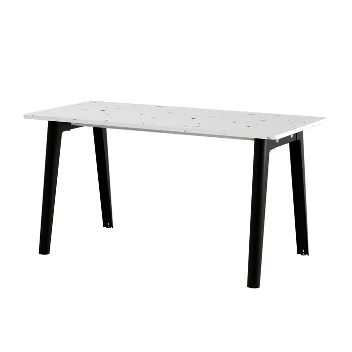 TipToe - NEW MODERN Venezia Schreibtisch, 75 x 150 cm, graphite black