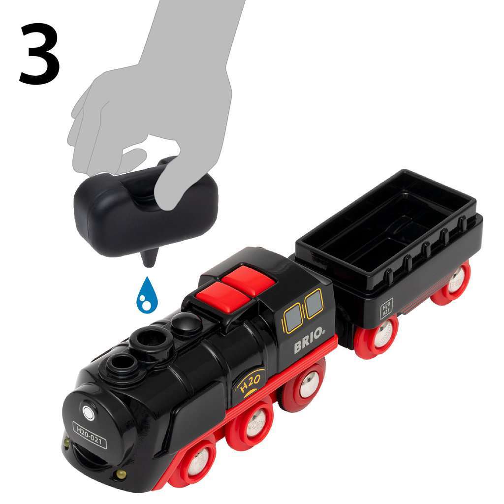 BRIO Spiel Batterie-Dampflok Weihnachts-Set