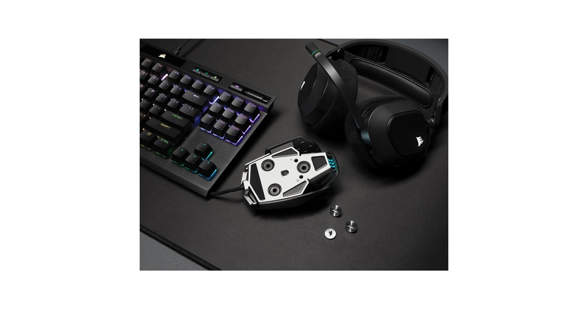 CorsairM65 RGB ULTRA gaming muis  (Zwart, 100 - 26.000 dpi)