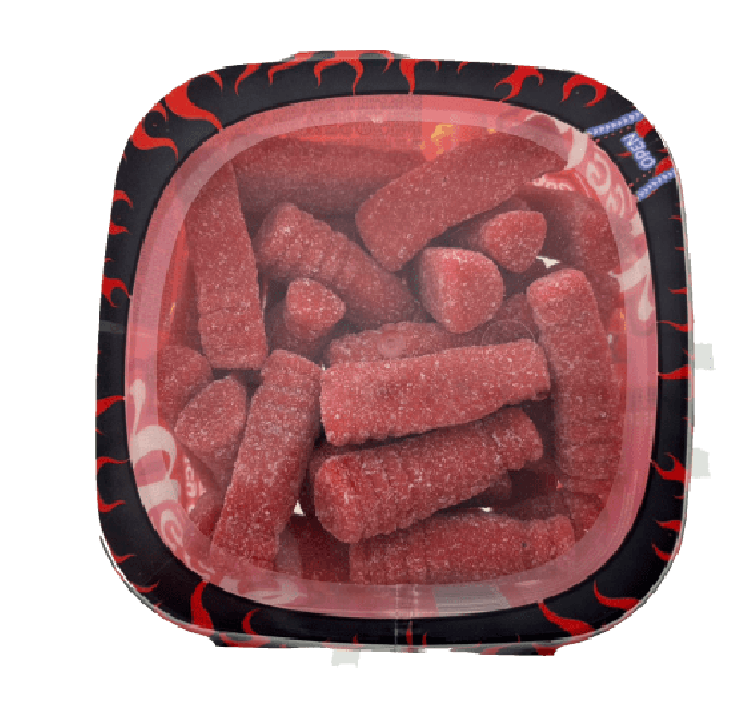 Uggo Pittig Vuurfles Snoep  200g
