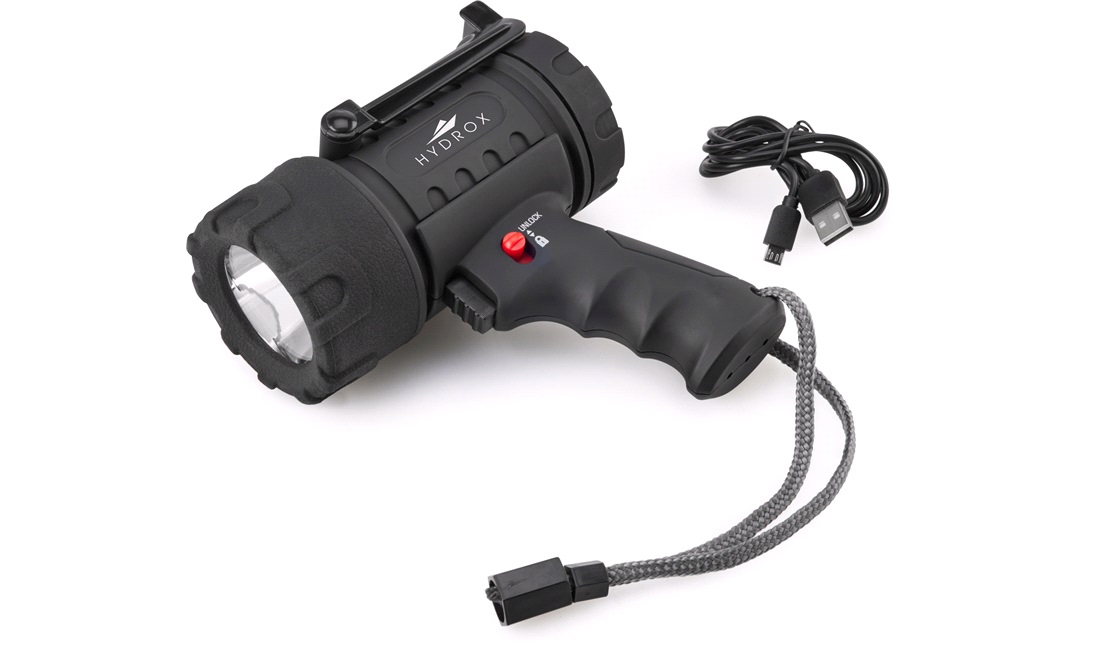 Dykker-/søgelygte LED 500Lm genopladelig