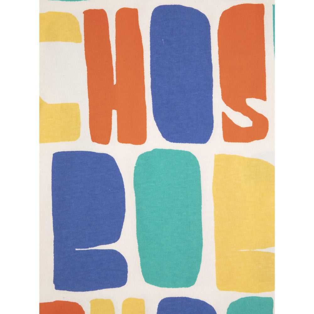 Køb Bobo Choses Offwhite Bobo Choses Farve All Over T-Shirt
