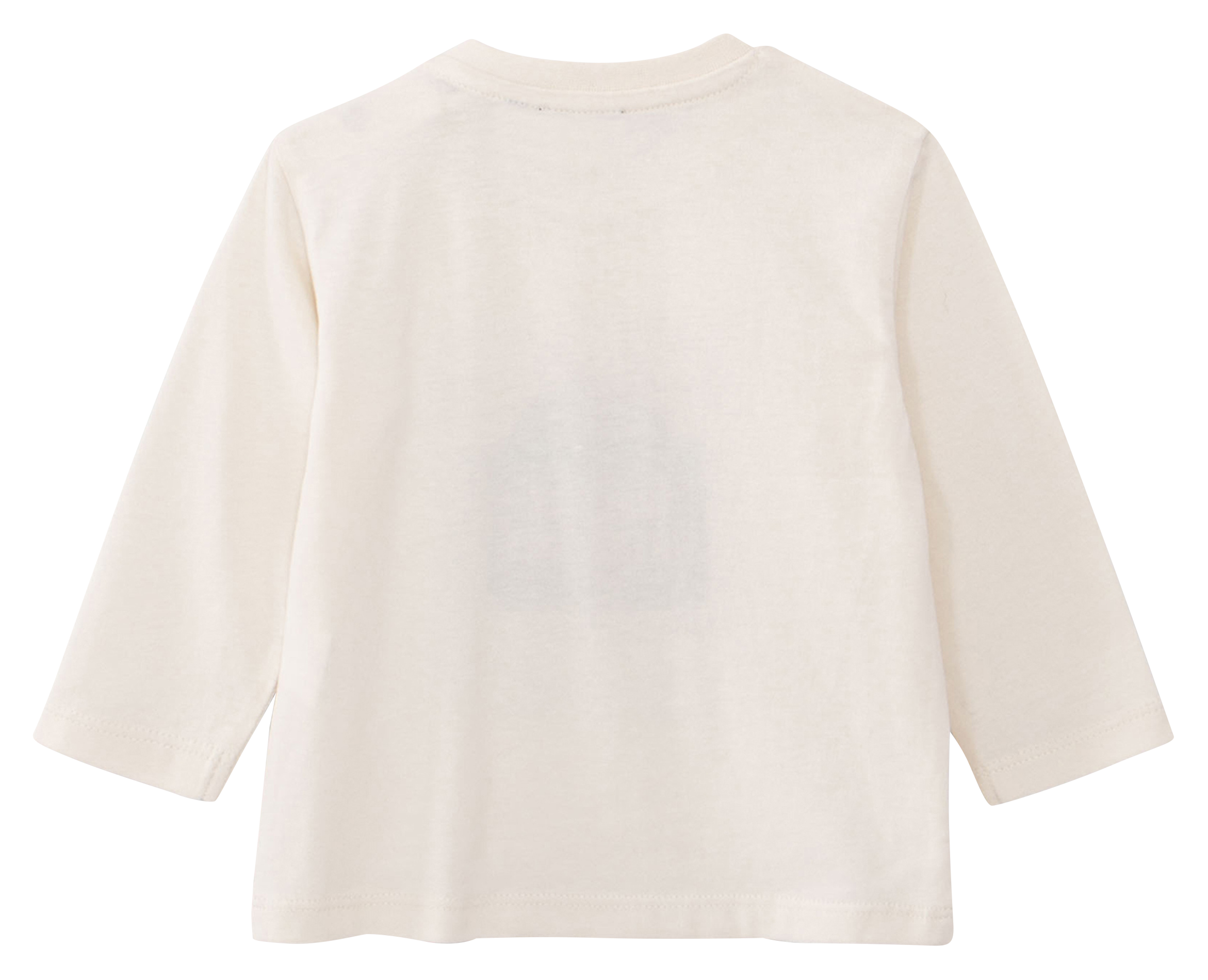Tee-shirt manches longues imprimé en coton | Blanc