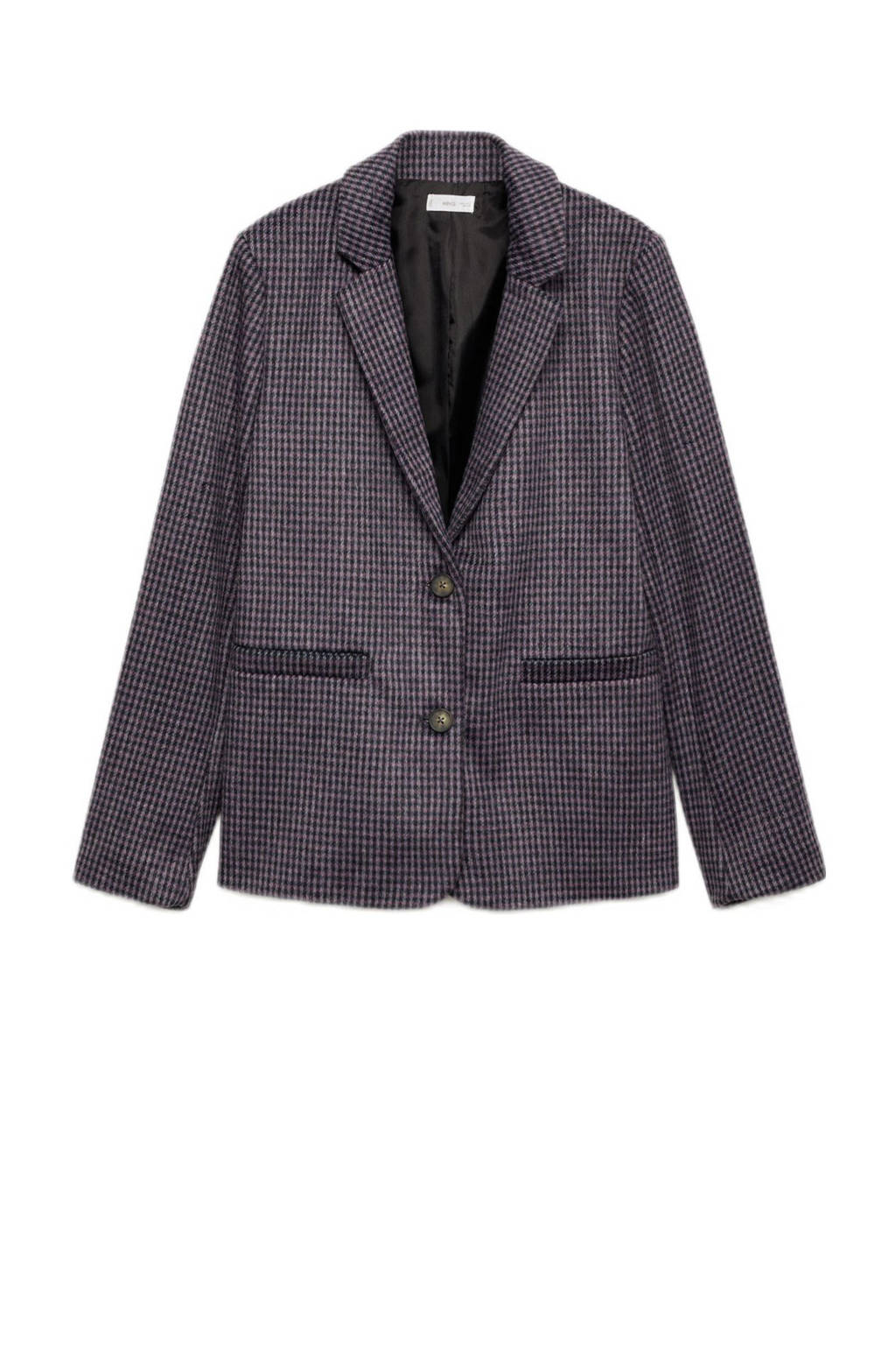 MANGO TEEN regular fit blazer paars