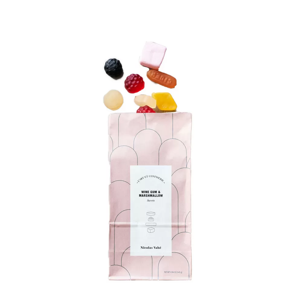 Nicolas Vahé Sweets, Wine Gum & Marshmallow - 140 g.