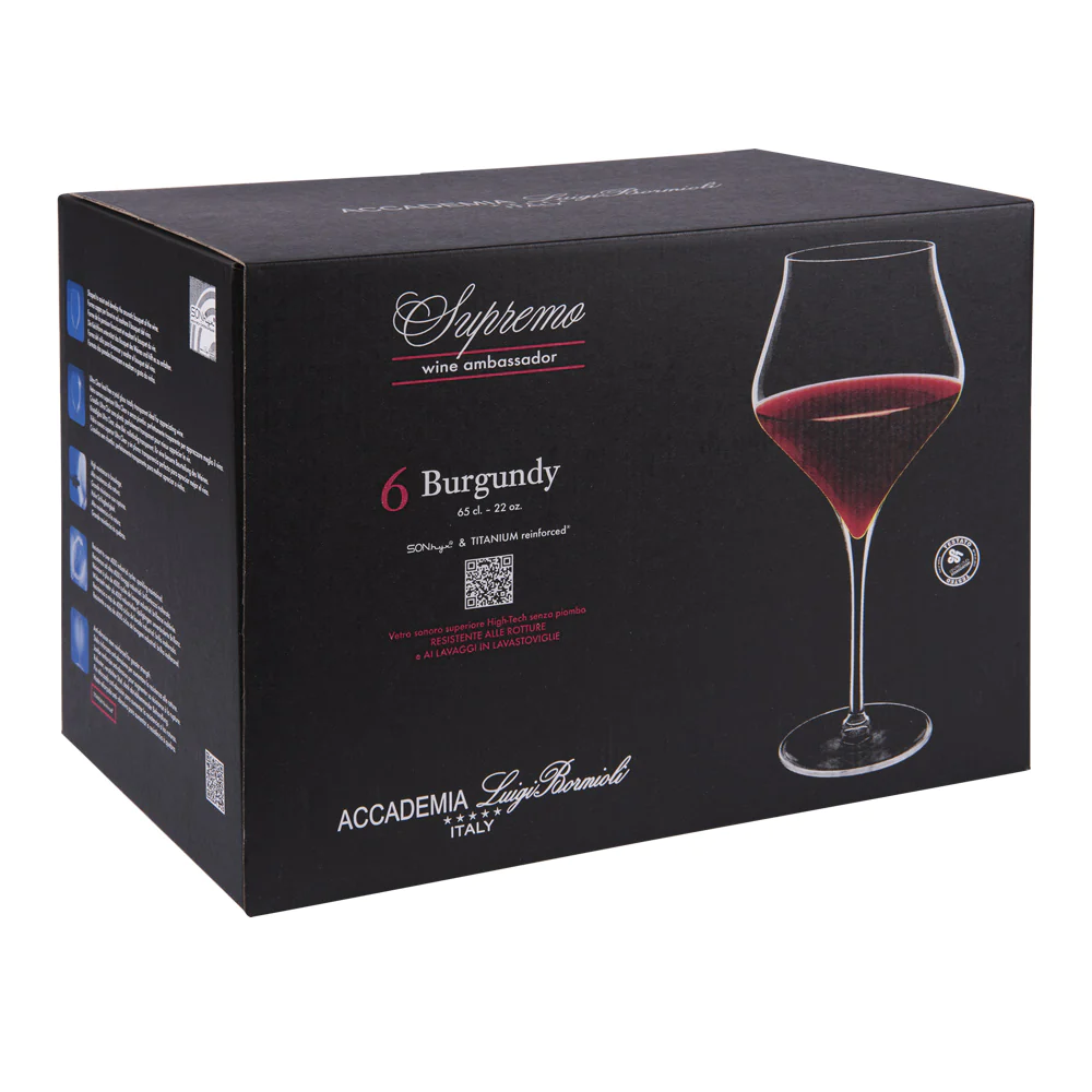 Verre à Bourgogne Supremo 65 cl (lot de 6) Bormioli Luigi
