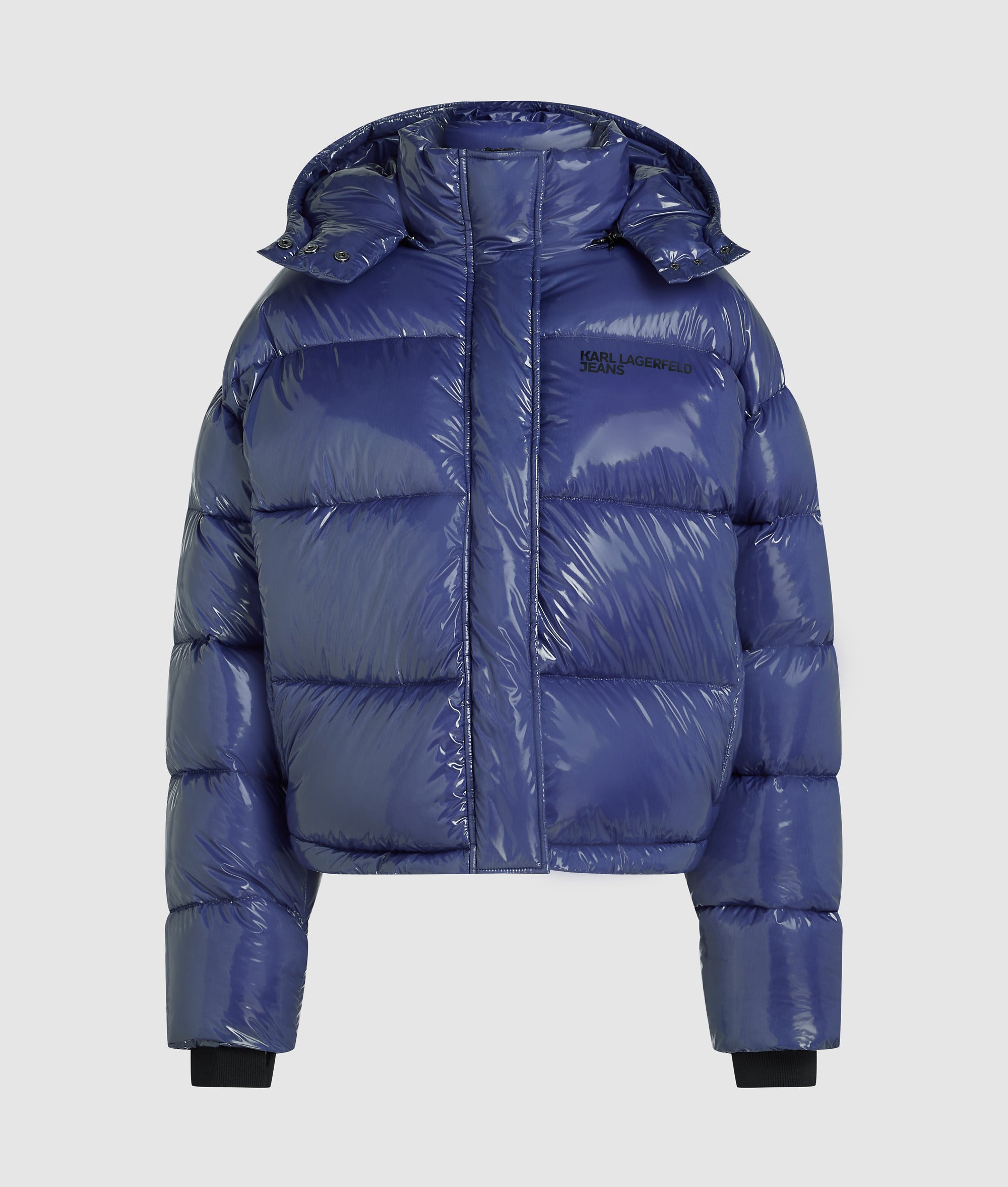 Glanzende boxy donsjas