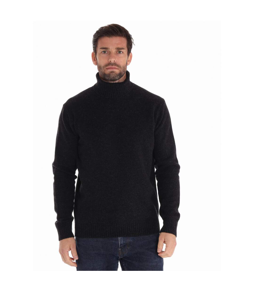 Pull col roulé chaud et doux