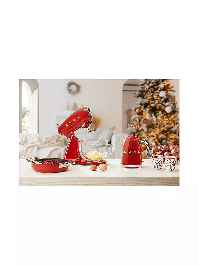 SMEG Küchenmaschine SMF03RDEU (Rot) rot