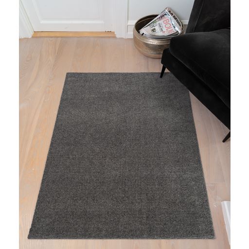 Tica Copenhagen Unicolor Gulvtæppe, Steelgrey, 90x130 cm