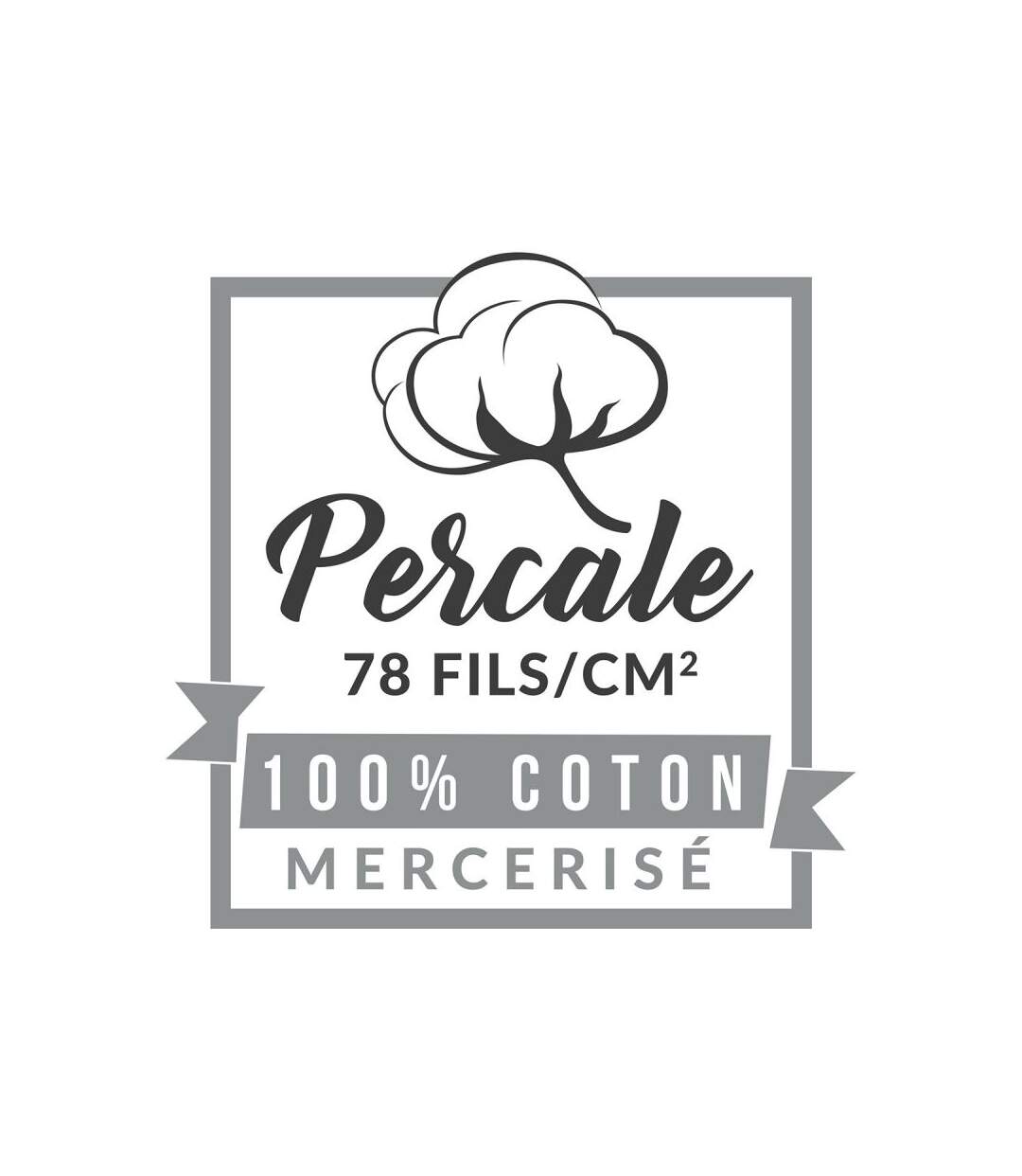 Drap Plat Percaline 240x300cm Lin